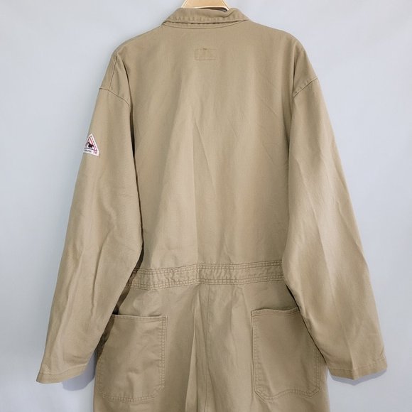 Bulwark Protective Apparel Excel FR Flame Resistant Coveralls Men's Size 48-LN - Picture 5 of 10